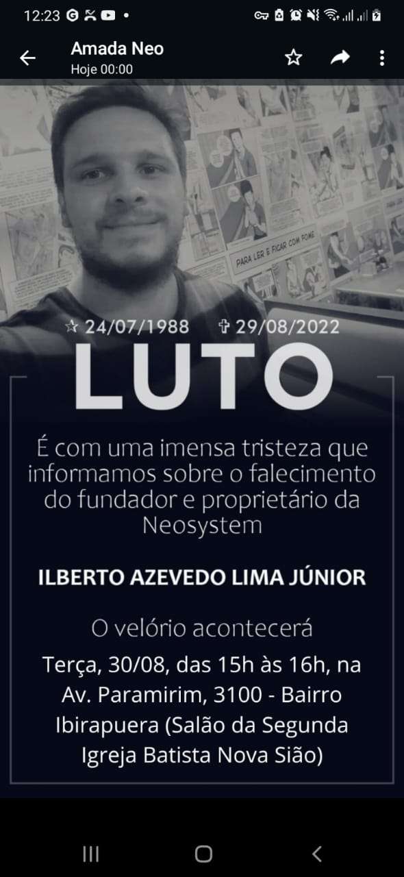 Luto Em Conquista Morre Ilberto Junior Blog Do Rodrigo Ferraz