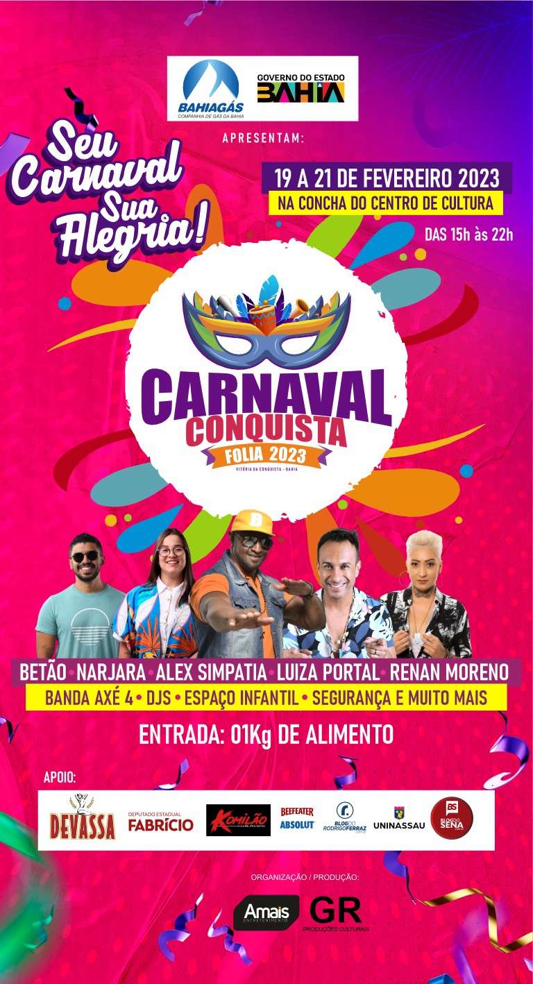 Conquista vai ter carnaval! - Blog do Rodrigo Ferraz
